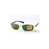 Ray-Ban RB3386-132mm Gold Frame With Green Lens thumbnail-1