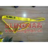 China supplier WLL3ton 3000kg Polyester webbing sling flat web sling band 6:1 7:1 8:1