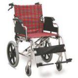 #JL907LABJ – 31 Lbs. Lightweight Transport Wheelchair With Drop Back Handles With Brake, 16