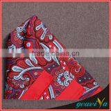 Suit Red Silk Printed Pocket Handkerchief thumbnail-1