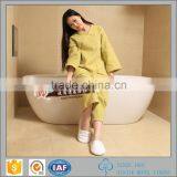 China New Design Waffle Sleepwear Bathrobe Sauna Sweat Suit thumbnail-2