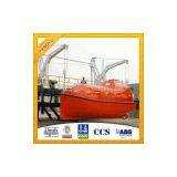 ABS Approved Orange Totally Enclosed Lifeboat Free Fall Lifeboat With Davit/Rescue Boat thumbnail-2