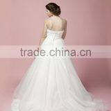 Ball Gown Sweetheart Court Train Tulle Wedding Dress A27801 thumbnail-3