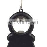 ABS +metal Bottle Opener With Tape Measure Led Keychain Multifunction Led Keychain