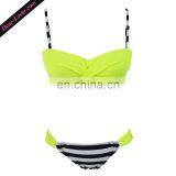 Sexy Cross Back Two Piece Push Up Brazilian Bikini thumbnail-4