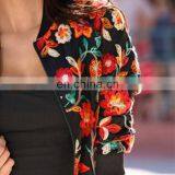 2016 Wholesale Net Embroidered Bomber For Jacket Women thumbnail-3