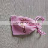 Pink Velvet Small Wedding Gift Bag thumbnail-2