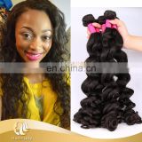 100% Brazillian Human Hair Without Chemical Processed Natural black Natural weaving