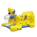 Commercial inflatable giant slide, inflatable jumping slide castle for kids playground
