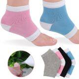 Specification Product Item Silicon Whiten Exfoliating Moisturizing Foot Protectors Cooling Gel Socks ZG-S12 Material Polyester Cotton+SEBS Samples Free Size One Size Fits Weight 43g/pair MOQ 100 Pairs Carton Size 1 Pair/opp Bag, 200pairs/carton, Car thumbnail-1