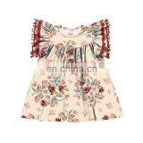 Cheetah Leopard Pom Pom Girls Dress Boutique Style Dress Baby Dress thumbnail-5