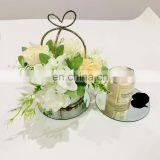 Round Glass Mirror for Wedding Table Centerpiece Decoration thumbnail-1