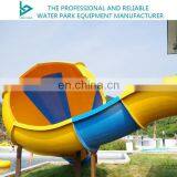 Children Small Water Rides Fiberglass Trumpet Water Slides for Water Park thumbnail-6