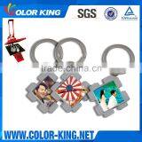 Sublimation DIY Hot Colorful Printing Metal Blank Key Chain thumbnail-4