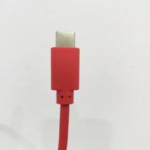 USB-C to USB A Cable Data Transfer Braied Red Color USB 3.1 to USB 2.0 A Cable for Phone Fast Charging thumbnail-2
