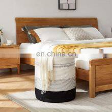 2021 Customer Oriented Material Multipurpose Laundry White Toy Rope Basket Storage thumbnail-5