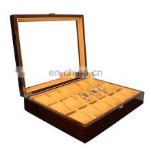 Custom Top Sale Jewelry Display 18 Slots Lacquer Wooden Watch Packaging Box thumbnail-3