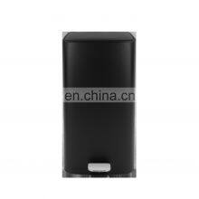 2022 Hot Sale Home and Office Recycling Square Shape 11.5L 18L 28L Stainless Steel Pedal Bin