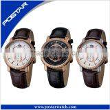 Simple Leather Strap Wristwatch Fashion Casual Quartz Hot Branded Logo OEM Watch thumbnail-4