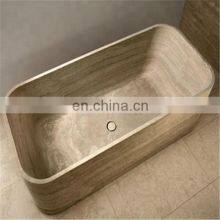 Hot Sale 2 Sided Skirt Bathtub,natural Stone Bathtub thumbnail-1