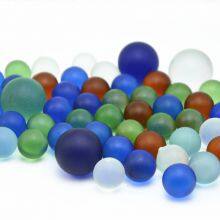 Wholesale Glass Beads Marbles 16mm 25mm Colorful Glass Beads Fishbowl Decorative Beads Craft Ball thumbnail-2