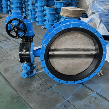Pneumatic Flange Butterfly Valve Wafer Cast Steel Iron Soft Seal EPDM Seat Cut-off Electric Butterfly Valve thumbnail-6