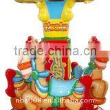 3 Seats Coin Operated Carousel Fiesta Kiddy Ride thumbnail-1