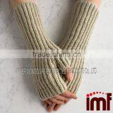 Cashmere Fishermans Rib Hand-warmers thumbnail-1