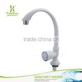 Elegant White Abs Plastic Bathroom Kitchen Faucet thumbnail-3