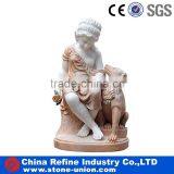 Natural Marble Sculpture, Cheap Garden Statues, Children Marble Statue thumbnail-2