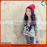 2016 Spring New Fashion Child Clothes for Latest Korean Style Girls Wear Baby Clothing Set Wholesale Kids Clothes (ulik-GC085)