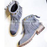 2.5cm Woman Brown Tassel Ladies Boots Fashion Lady Winter Boots for 2013-2014 thumbnail-1