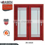 Guangzhou new modern lattice commercial double glass doors sliding doors online with low-E glass