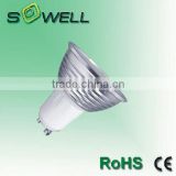 5W GU10 CE RoHS 2 years warranty aluminum COB LED spot lighting lamps