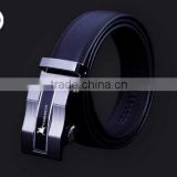 Young male casual leather belt automatic buckle leather business trend bare-element alloy buckle stainless steel