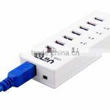 Universal Superspeed 7 Ports Usb 3.0 Hub 7 Port Usb3.0 Hub With Rj45 10/100/1000 Gigabit Ethernet Lan Network thumbnail-6