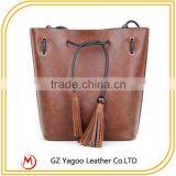 European Style Lady Random Belt Bags Long Bucket Shoulder Bags thumbnail-1