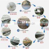 Raw White Polyester Fibers / 100% Polyester Core Spun / Close Virgin Yarns thumbnail-5