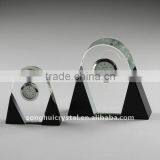 Crystal Glass Gift Mini Clock thumbnail-1