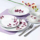 20pcs Porcelain Dinner Set , Porcelain Tableware--Round Shape With Cut Decal