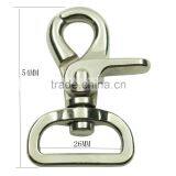 High Quality Eco-friendly 25mm Zinc Alloy Metal d Ring Snap Hook for Bag Belt thumbnail-2