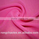 Plastic Baroque Satin Fabric 100% Polyester Chiffon Fabric Jubah Chiffon With Low Price