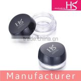 Custom empty black round 10 ml plastic cosmetic jar                        
                                                Quality Choice