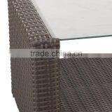 Rattan Coffee Table With Tempered Glass thumbnail-2