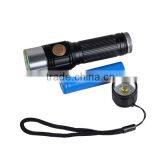 Rechargeable Ultraviolet Blacklight Flashlight High Power LED Inspection Lights thumbnail-5