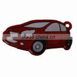 PVC Toys for Gift With Car Shape Reflective Safety Key Accessories