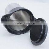 Stainless Steel Double Wall Gravy Boat With Spout & Lid thumbnail-2