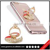 Samco Lovely Diamond Swan Mobile Phone Anti Drop Ring, Universal Ring 360 Degree Rotating Stent Holder Kickstand thumbnail-1