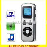 Support Telephone Recording 4GB Digital Voice Recorder Dictaphone MP3 Player With TF Card Slot