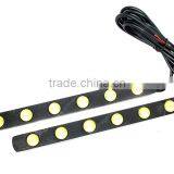 2pcs Flexible COB Daytime Running Light 12V 24V Fog Light DRL 6 LED Waterproof thumbnail-2